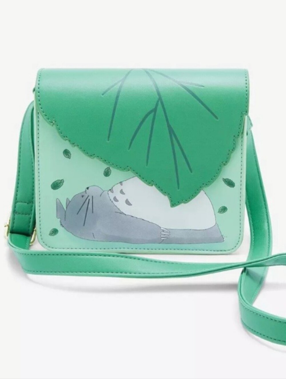 Studio Ghibli My Neighbor Totoro Leaf Crossbody Bag NWT Her Universe HTF